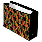 Kente Gift Bag Groot Cadeauzakje (Voorkant Gekanteld)