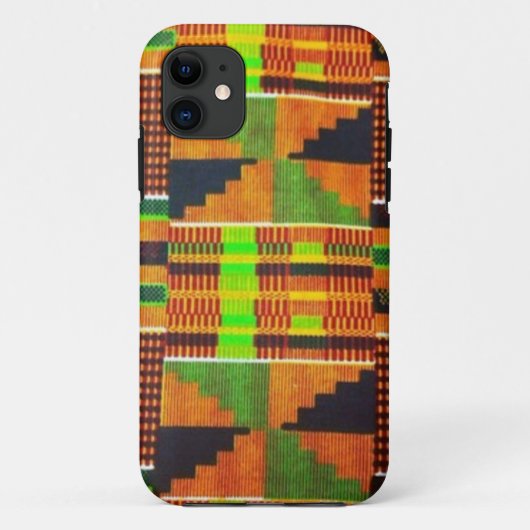 Kente Mud Cloth iPhone Case (Achterkant)