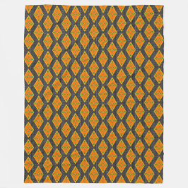 Kente Mudcloth Diamonds Fleece Blanket