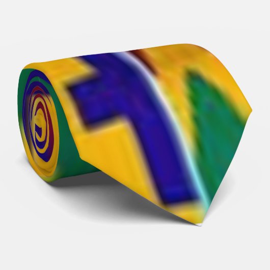 Kente Neck Tie Stropdas (Opgerold)