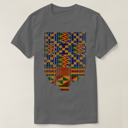 Kente-ontwerp T-shirt (Design voorkant)