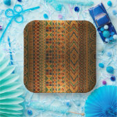 Kente Party Borden Papieren Bordje (Feest)