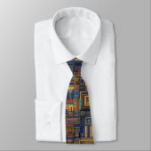 Kente-patroon in 8-bit, stropdas (Gebonden)