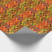 Kente patroon inpakpapier (Hoek)