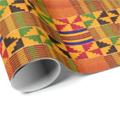 Kente patroon inpakpapier (Rol Hoek)