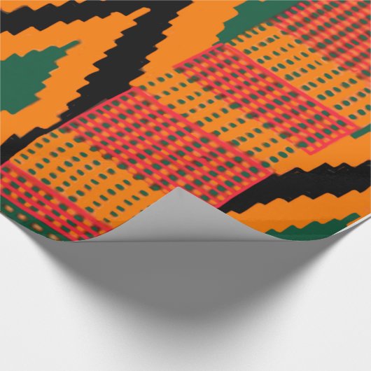 Kente Pattern Cadeaupapier (Hoek)
