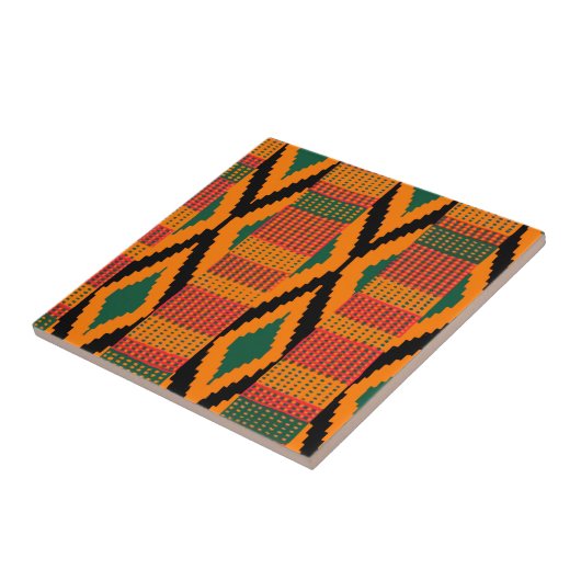 Kente Pattern Tegeltje (Zijkant)