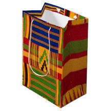 Kente Print Gift Bags