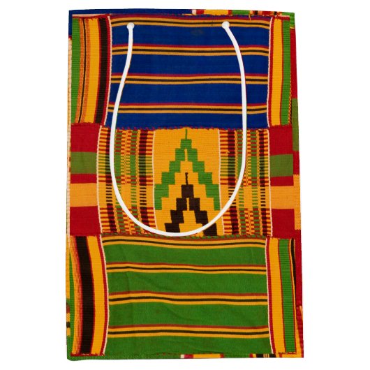 Kente Print Gift Bags Medium Cadeauzakje (Voorkant)