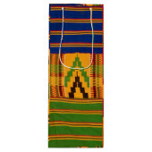 Kente Print Wine Gift Bags Wijn Cadeautas (Voorkant)