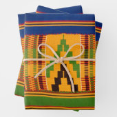 Kente Print Wrapping Paper (In situ)