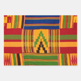 Kente Print Wrapping Paper