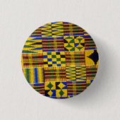 kente rhapsody ronde button 3,2 cm (Voorkant)