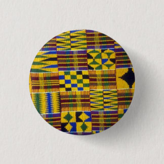 kente rhapsody ronde button 3,2 cm