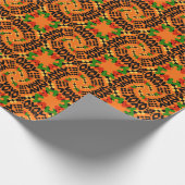 Kente-Stijl Design Wrapping Paper Cadeaupapier (Hoek)