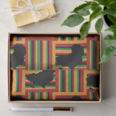 Kente Tissue Paper, Kente Wrapping Paper Tissuepapier (Geschenk)
