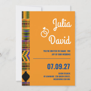 Kente Uitnodigingen Serie(Nieuw).