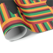 Kente Wrapping Paper, Kwanzaa Paper Cadeaupapier (Rol Hoek)