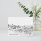 Kentekening van het district Alfama in Lissabon Briefkaart (Staand voorkant)