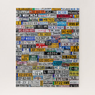 Kentekenplaat puzzel