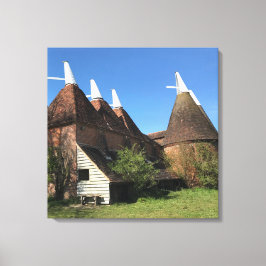 Kentish Oast Canvas Afdruk