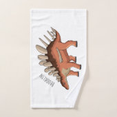 Kentrosaurus cartoon illustratie bad handdoek (Handdoek)