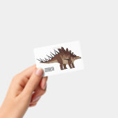 Kentrosaurus cartoon illustratie badge (Handheld)