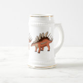 Kentrosaurus cartoon illustratie bierpul (Voorkant rechts)