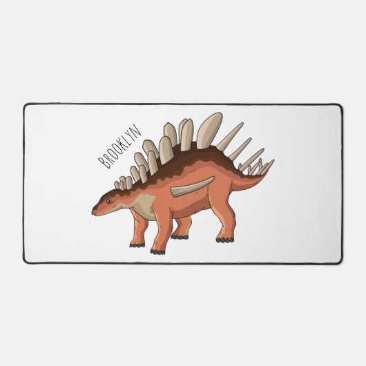 Kentrosaurus cartoon illustratie bureaumat (Voorkant)