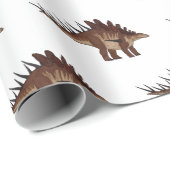 Kentrosaurus cartoon illustratie cadeaupapier (Rol Hoek)