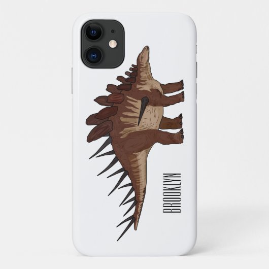Kentrosaurus cartoon illustratie Case-Mate iPhone case (Achterkant)