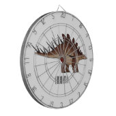 Kentrosaurus cartoon illustratie dartbord (Voorkant Links)