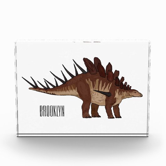 Kentrosaurus cartoon illustratie fotoblokken (Voorkant)