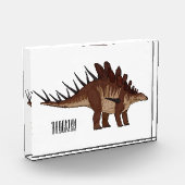 Kentrosaurus cartoon illustratie fotoblokken (Links)