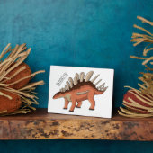 Kentrosaurus cartoon illustratie fotoplaat (Zijkant)