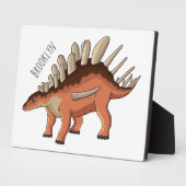 Kentrosaurus cartoon illustratie fotoplaat (Zijkant)