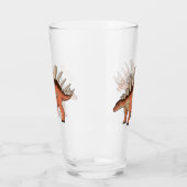 Kentrosaurus cartoon illustratie glas (Links)