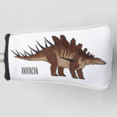 Kentrosaurus cartoon illustratie golfheadcover (Voorkant)
