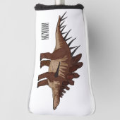 Kentrosaurus cartoon illustratie golfheadcover (Draai 90)