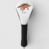 Kentrosaurus cartoon illustratie golfheadcover (Voorkant)