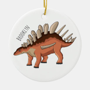 Kentrosaurus cartoon illustratie keramisch ornament