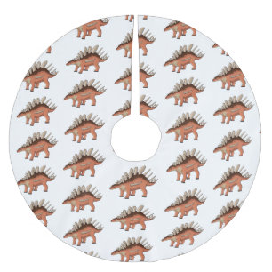 Kentrosaurus cartoon illustratie kerstboom rok