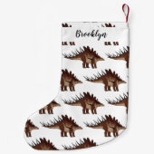 Kentrosaurus cartoon illustratie kleine kerstsok (Achterkant)