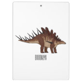 Kentrosaurus cartoon illustratie klembord (Achterkant)