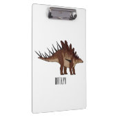 Kentrosaurus cartoon illustratie klembord (Rechts)