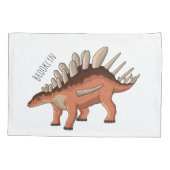 Kentrosaurus cartoon illustratie kussensloop (Achterkant)