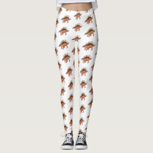 Kentrosaurus cartoon illustratie leggings