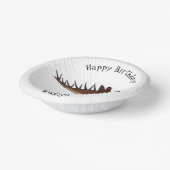 Kentrosaurus cartoon illustratie papieren kommen (Gebogen)