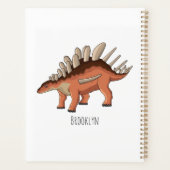 Kentrosaurus cartoon illustratie planner (Achterkant)