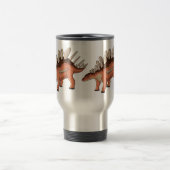 Kentrosaurus cartoon illustratie reisbeker (Center)